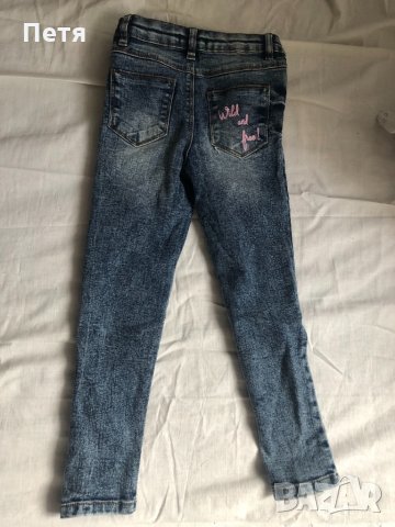 Детски еластични дънки за момиче, снимка 3 - Детски панталони и дънки - 31455201
