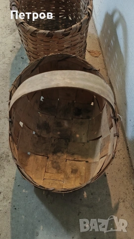 Продава плетени кошници, плетен панер от старо време., снимка 17 - Декорация за дома - 41775692