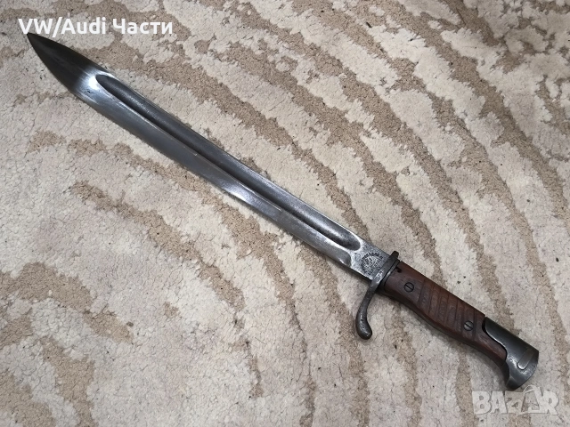 Немски щик нож байонет Маузер S98/05, снимка 2 - Антикварни и старинни предмети - 53069552