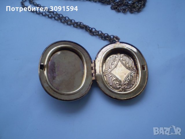 Винтидж медальон пандантив с камея, снимка 4 - Антикварни и старинни предмети - 34895155