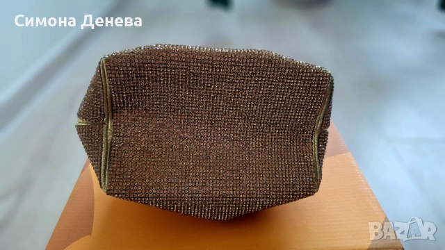 Мини дамска чанта с кристали, снимка 5 - Чанти - 54177206