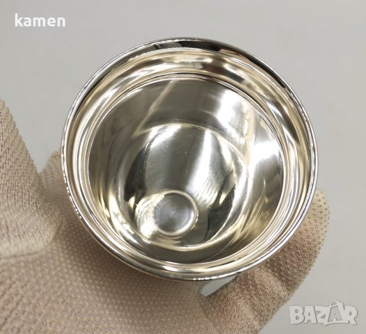 Сребърна чаша бокал 200 мл, снимка 4 - Чаши - 42574259