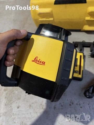 Leica Rugby 610 Ротационен лазерен нивелир, снимка 4 - Измервателни инструменти - 56064045