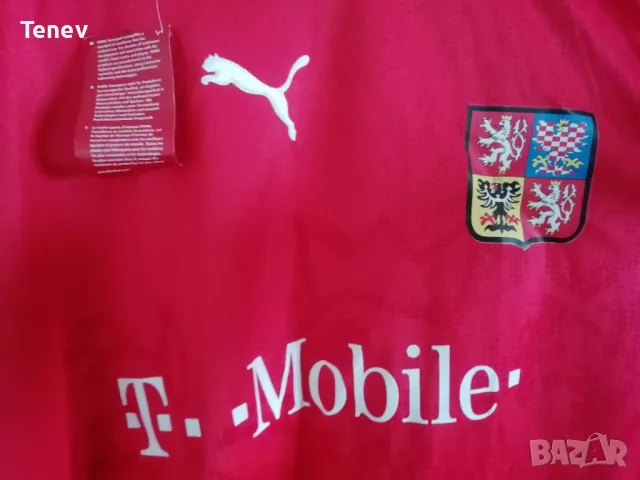 Чехия оригинална нова футболна тениска фланелка Czech Republic Puma от Световното 2006 XL , снимка 5 - Тениски - 49334279