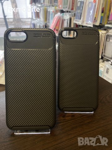 Apple iPhone 7/8/SE 2020/2022 Carbon Fiber силиконов Калъф / Кейс, снимка 1
