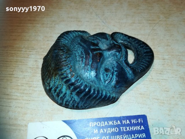 маска-патина-10х7х4см-внос швеицария, снимка 9 - Колекции - 30016555