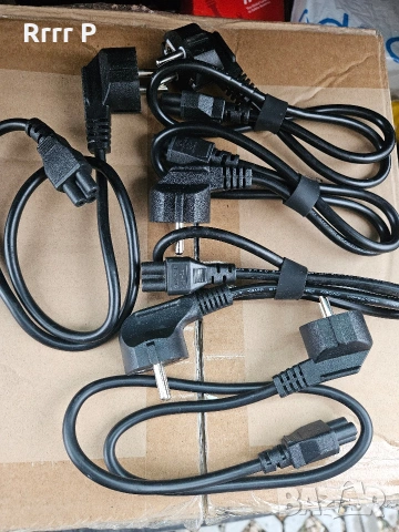 Кабел захранващ за лаптоп 3-pin, C5-EU, Shuko, Черен