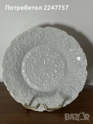 Антична чиния Meissen 1860-1900 г., снимка 2 - Антикварни и старинни предмети - 56095941