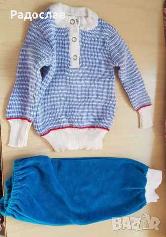Бебешки комплект фанела с гащи 1 - 2 год нов, снимка 1
