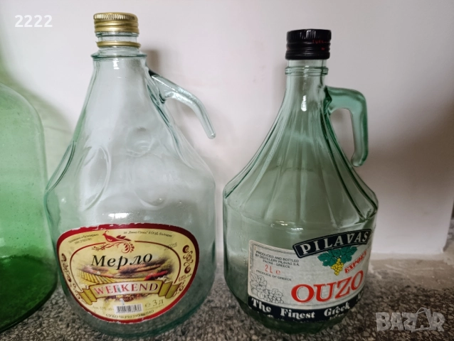 Продавам дамаджани и шишета , снимка 4 - Буркани, бутилки и капачки - 52496666