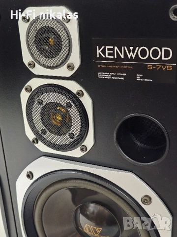 стерео тонколони ретро Hi-Fi KENWOOD S-7VS, снимка 5 - Тонколони - 51664545