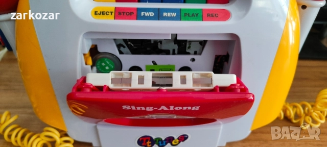 Касетофон с 2 микрофона, снимка 2 - Аудиосистеми - 51759339