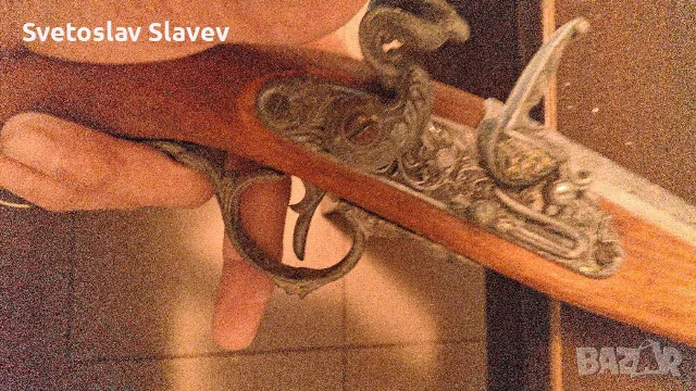 Стар пистолет в перфектно състояние., снимка 3 - Антикварни и старинни предмети - 56157449