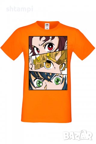 Мъжка тениска Demon Slayer Trio,Анимация,игра,Празник,Повод,, снимка 9 - Тениски - 38096203