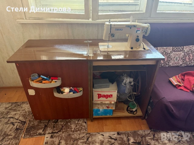 Шевна машина + шкаф , снимка 4 - Шевни машини - 50962687