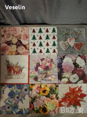 Лот луксозни салфетки , снимка 4 - Други стоки за дома - 50277806