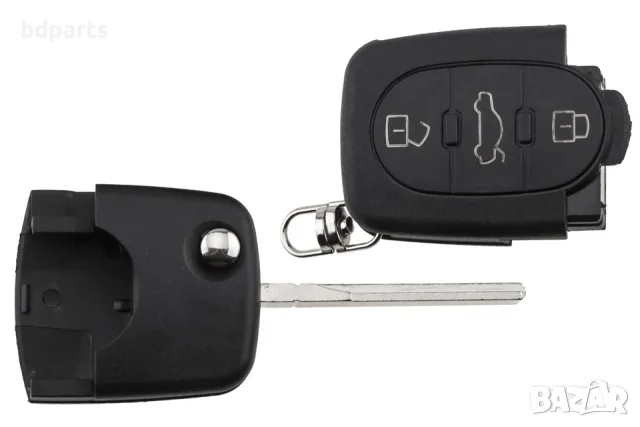 Кутийка за ключ с 3 бутона AUDI A2, A3, A4 B5, A4 B6, A6 C5, TT, VW BORA, GOLF IV ,PASSAT B5 FL,, снимка 3 - Части - 56141018