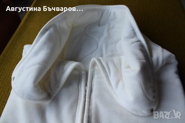 Меко и топло одеялце с бродирано магаренце 104/81см, снимка 10 - Спално бельо и завивки - 51341129