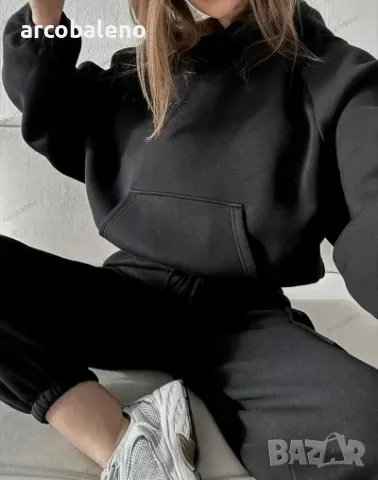 Моден дамски спортен ежедневен комплект от две части, 3цвята , снимка 6 - Комплекти - 47308837