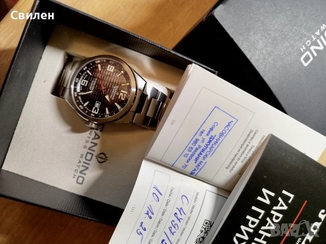 Мъжки часовник Candino C4797/5 swiss made, снимка 3 - Мъжки - 52883714