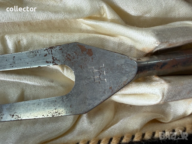 Комплектпосребрени прибори WMF - 1920г. №7843, снимка 4 - Антикварни и старинни предмети - 53096074