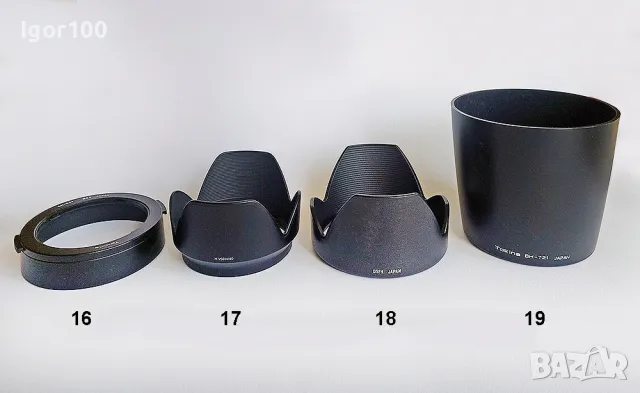 СЕННИЦИ за обективи, снимка 5 - Обективи и филтри - 50073305