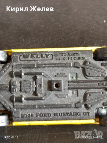 Метална количка FORD MUSTANG GT MADE IN CHINA за КОЛЕКЦИОНЕРИ 26001, снимка 7 - Колекции - 49369439