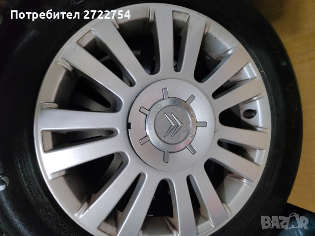 Оригинални джанти Citroen 16'' и гуми MICHELIN 215/55/16, снимка 2 - Гуми и джанти - 52985768