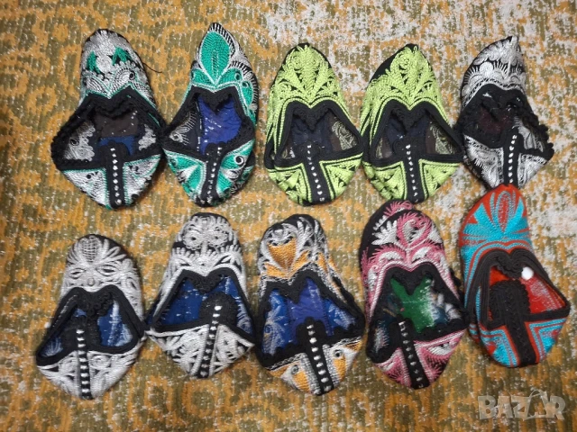 Родопски мъжки и дамски терлици, плетени чорапи, снимка 5 - Други - 47423642