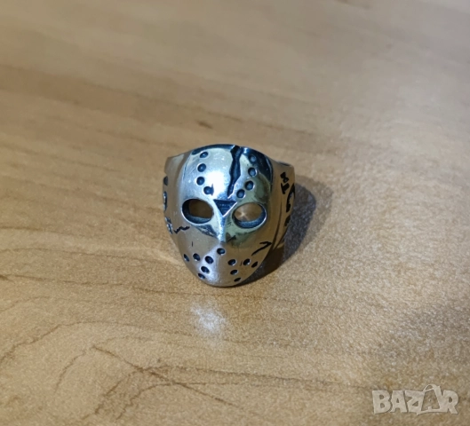 Friday 13th Петък 13ти Пръстен Неръждаема Стомана, снимка 2 - Пръстени - 52298088