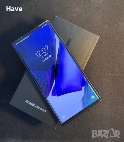 Samsung Note 20 Ultra 5g mystic black 256gb, снимка 1