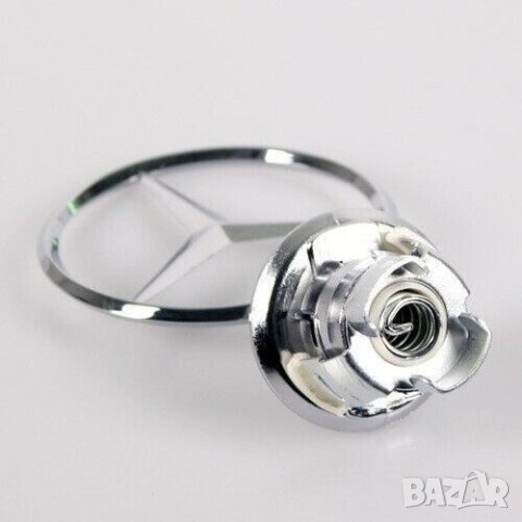 Емблема преден капак MERCEDES 44мм C E S CLK, снимка 3 - Аксесоари и консумативи - 20338192