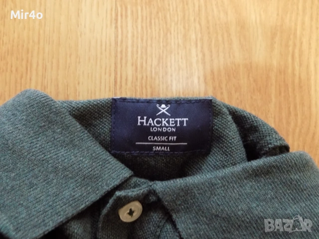 тениска hackett риза блуза фанела потник яка худи горнище мъжка оригинална спорт S, снимка 4 - Тениски - 51819329
