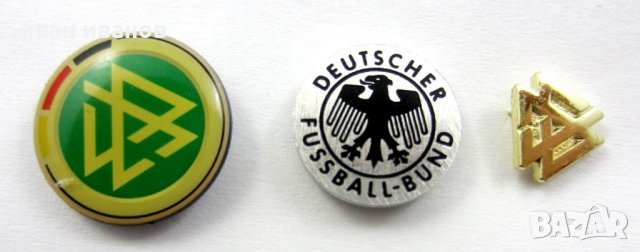 Германска Футболна Федерация-Лот 3 стари значки-Лого-Емблема