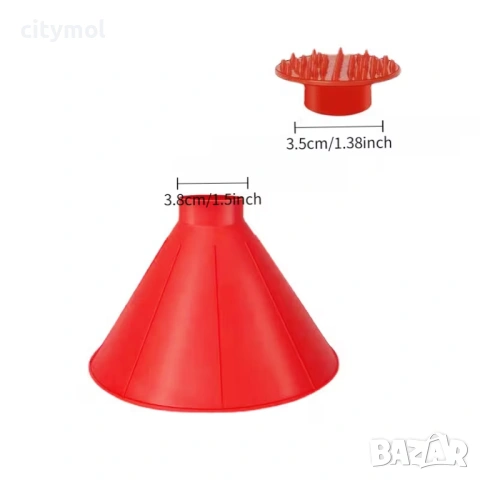 2 в 1 уред за почистване на стъкло на автомобил с функция на фуния, снимка 6 - Аксесоари и консумативи - 54084322