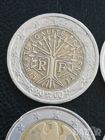 лот от 8 монети от 2 евро различни държави, снимка 2 - Нумизматика и бонистика - 47791967