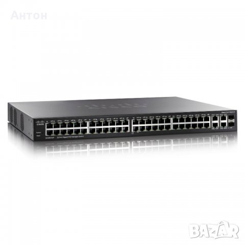 Cisco SG 300-52P 52-port Gigabit PoE+ Managed Switch, снимка 1 - Суичове - 34255662