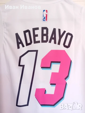 Чисто нов оригинален потник на Miami Heat - Bam Adebayo, снимка 2 - Баскетбол - 50669732