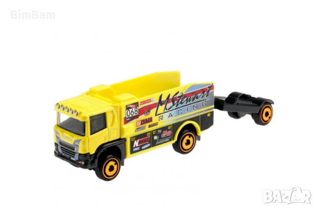Камион Hot Wheels Scania Rally Truck / Mattel, снимка 2 - Коли, камиони, мотори, писти - 37922409