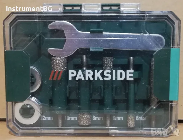 Комплекти диамантени приставки боркорони Parkside / Парксайд /
