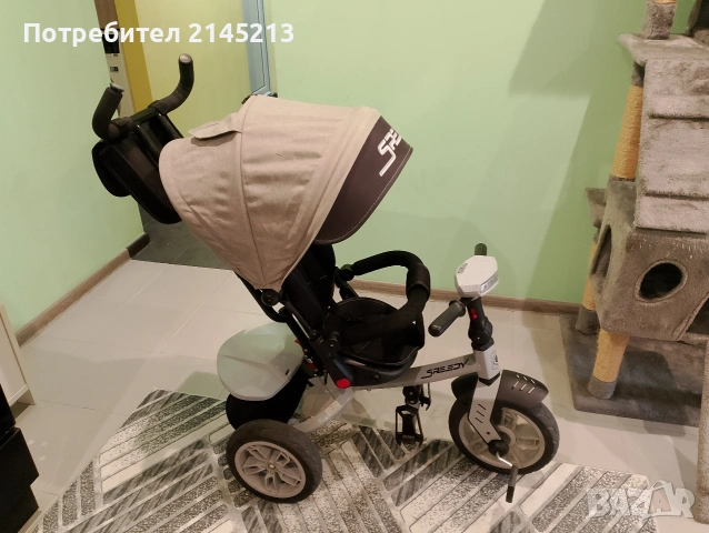 Триколка с въздушни гуми Lorelli Speedy, снимка 2 - Детски велосипеди, триколки и коли - 54228708