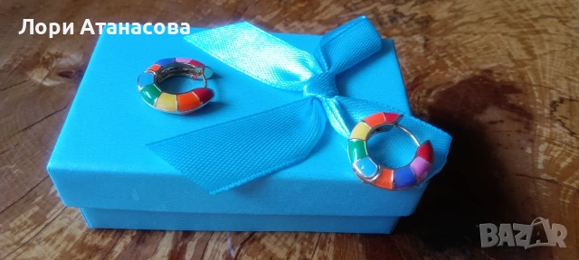 Ретро кръгли обеци- модерни дамски обеци в европейски и американски стил, снимка 4 - Обеци - 54003708