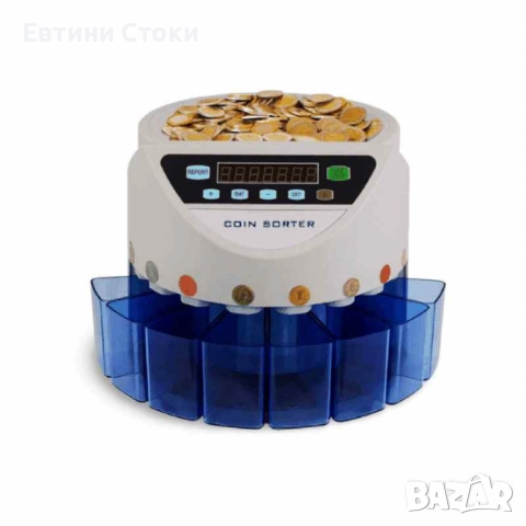 Електрическа машина за броене на монети в лева и евро, снимка 5 - Друга електроника - 52175930