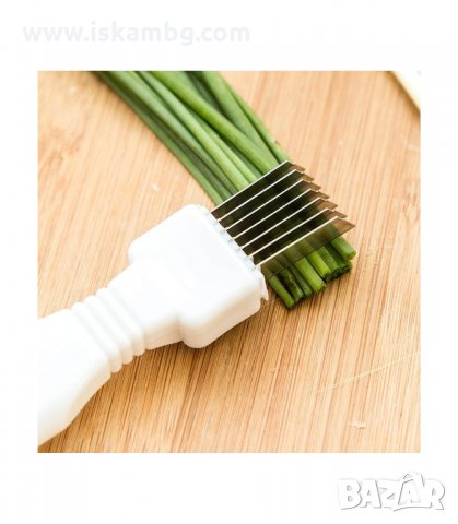 ДОМАКИНСКИ НОЖ ЗА РЯЗАНЕ НА ПРЕСЕН ЛУК И ПРАЗ - код 1859, снимка 5 - Аксесоари за кухня - 33977843