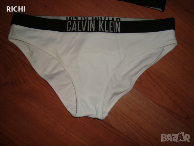 CALVIN KLEIN – Бански комплект бял тип бюстие нов, снимка 10 - Бански костюми - 39628061
