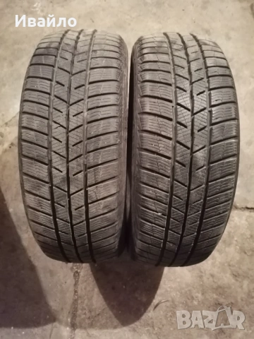 Продавам 2 броя зимни гуми 205.60.16 на 1 сезон дот 2021 Barum 