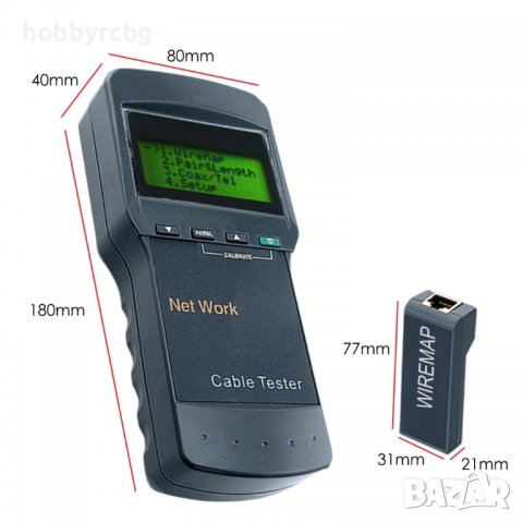 Тестер за мрежови, LAN, коаксиални кабели с 8 идентификатора, снимка 4 - Мрежови адаптери - 37007182