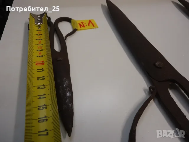 Стари ковани ножици, снимка 4 - Други ценни предмети - 55549507