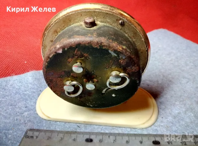 СЛАВА ДРУЖБА със СЛОНЧЕ 11 КАМЪКА Стар РУСКИ КОЛЕКЦИОНЕРСКИ МЕХАНИЧЕН БУДИЛНИК СДЕЛАНО в СССР 47773, снимка 4 - Антикварни и старинни предмети - 47656448