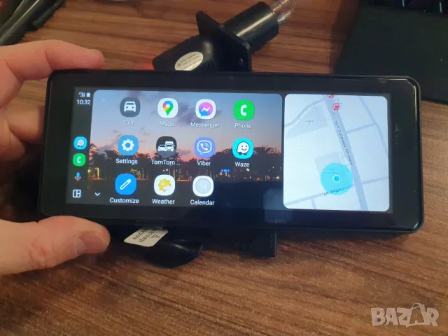 Продавам Преносим дисплей за кола 6,86-инчов екран поддържа Android Auto , Carplay, снимка 3 - Аксесоари и консумативи - 47964590